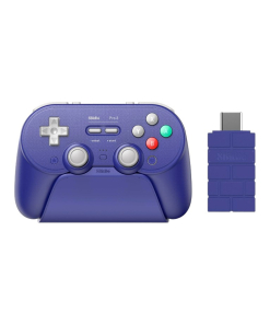 8bitdo pad / pro 3 bluetooth gamepad purple / bezprzewodowy / pc / nintendo switch / switch 2 / + podstawka