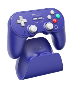 8bitdo pad / pro 3 bluetooth gamepad purple / bezprzewodowy / pc / nintendo switch / switch 2 / + podstawka