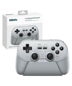 8bitdo pad / pro 3 bluetooth gamepad / bezprzewodowy / pc / nintendo switch / switch 2 / szary / + podstawka