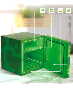 mini lodówka minecraft creeper 6.7 l
