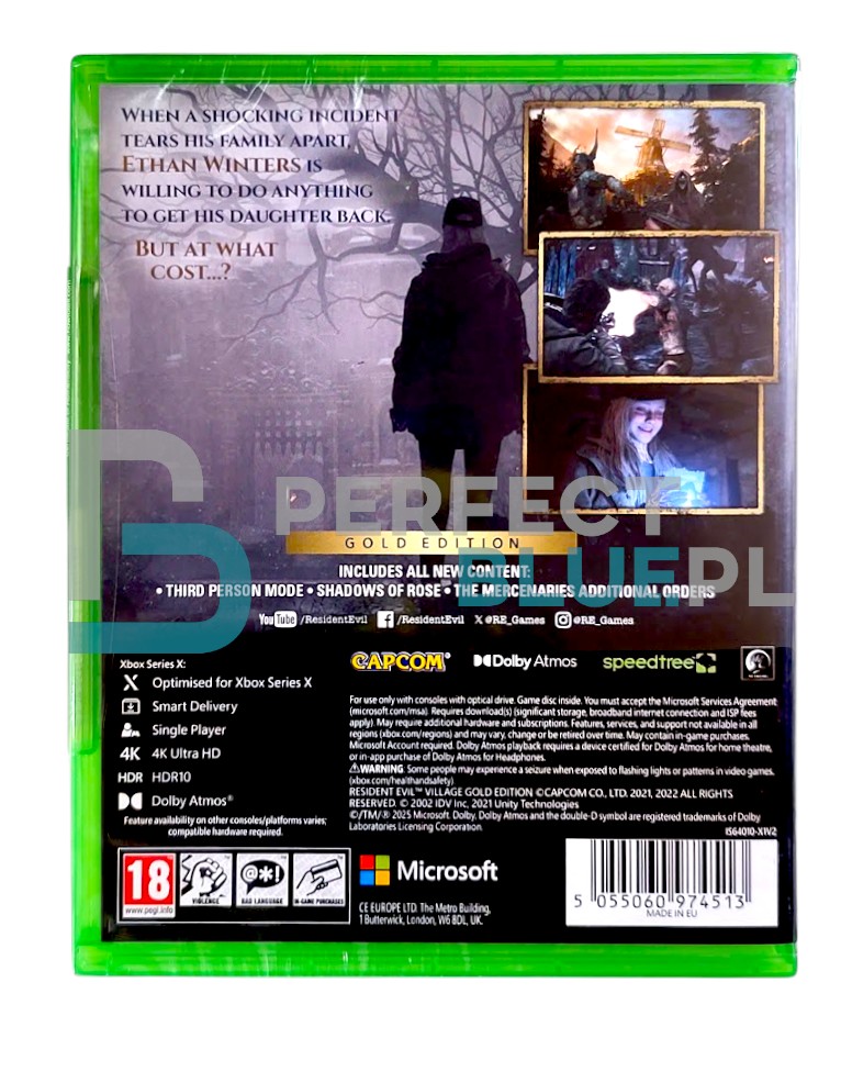 gra xbox one / series x / resident evil village gold edition