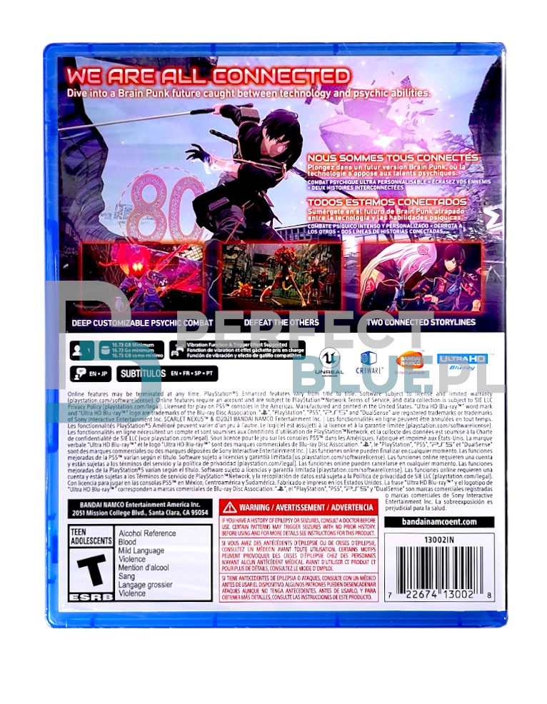 gra ps5 scarlet nexus / import us