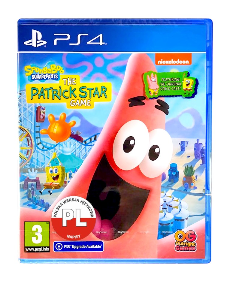 gra ps4 / + ps5 upgrade / spongebob squarepants: the patrick star game