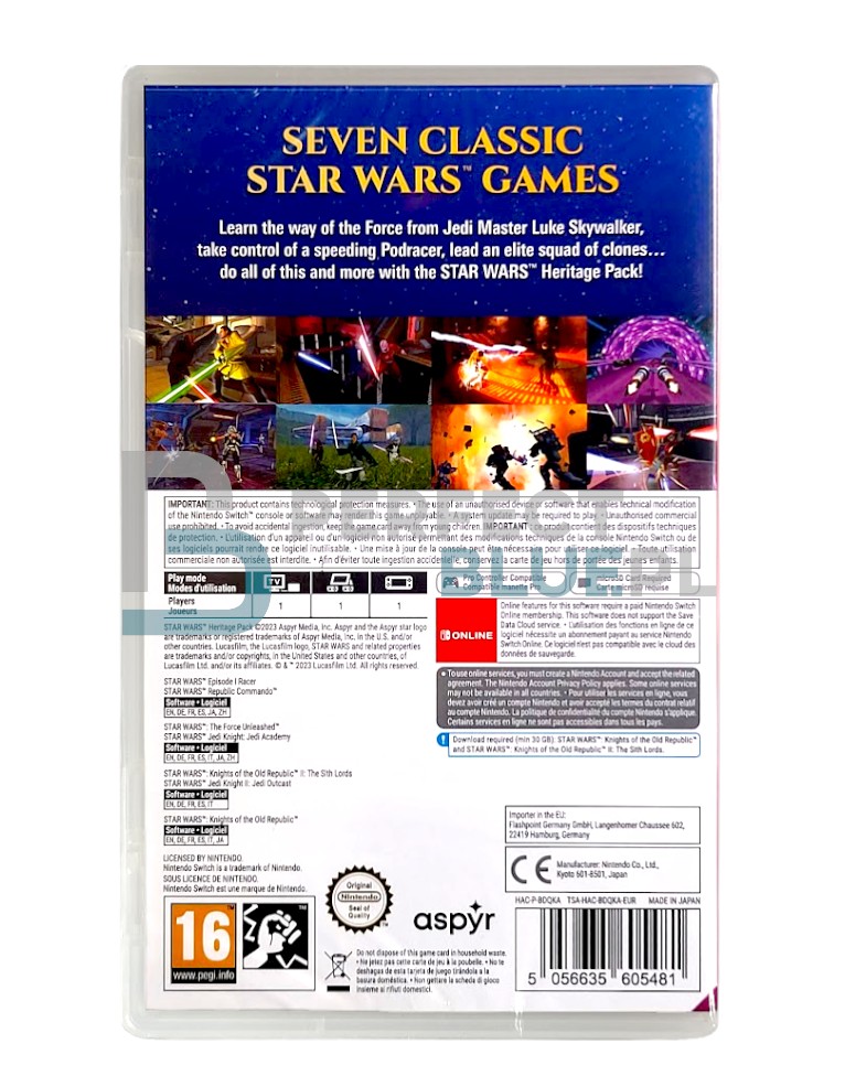 gra nintendo switch star wars heritage pack