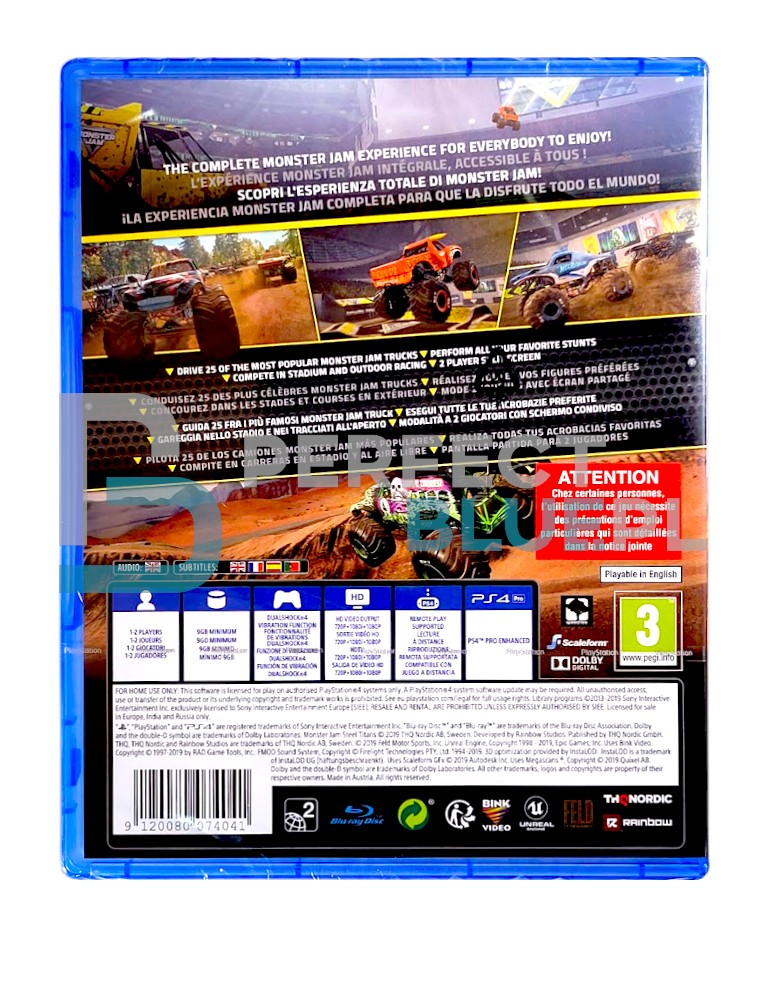 gra ps4 / ps5 / monster jam: steel titans