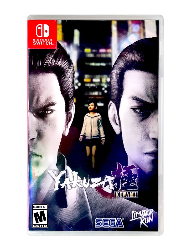 gry nintendo switch yakuza kiwami / limited run! / import usa