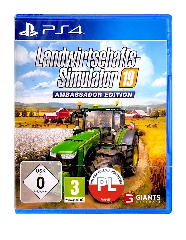 gra ps4 / ps5 / symulator farmy / farming simulator 19 ambassador edition / de