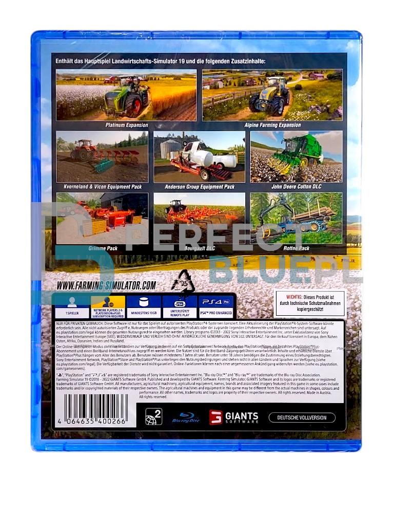 gra ps4 / ps5 / symulator farmy / farming simulator 19 ambassador edition / de