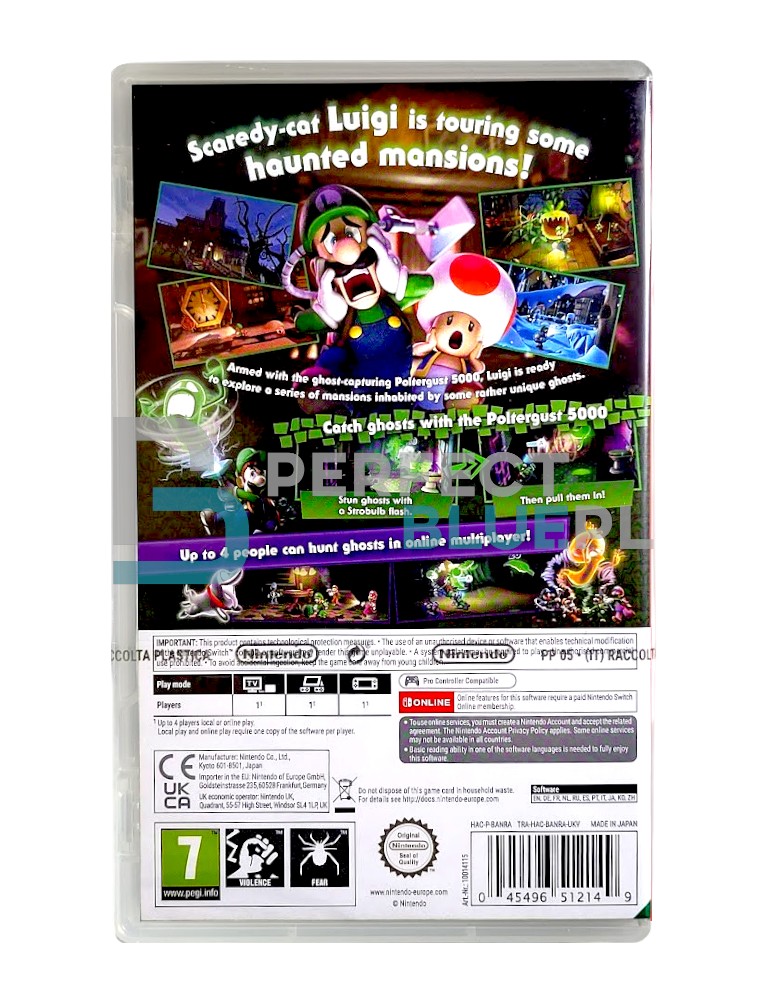 gra nintendo switch luigi's mansion 2 hd / en