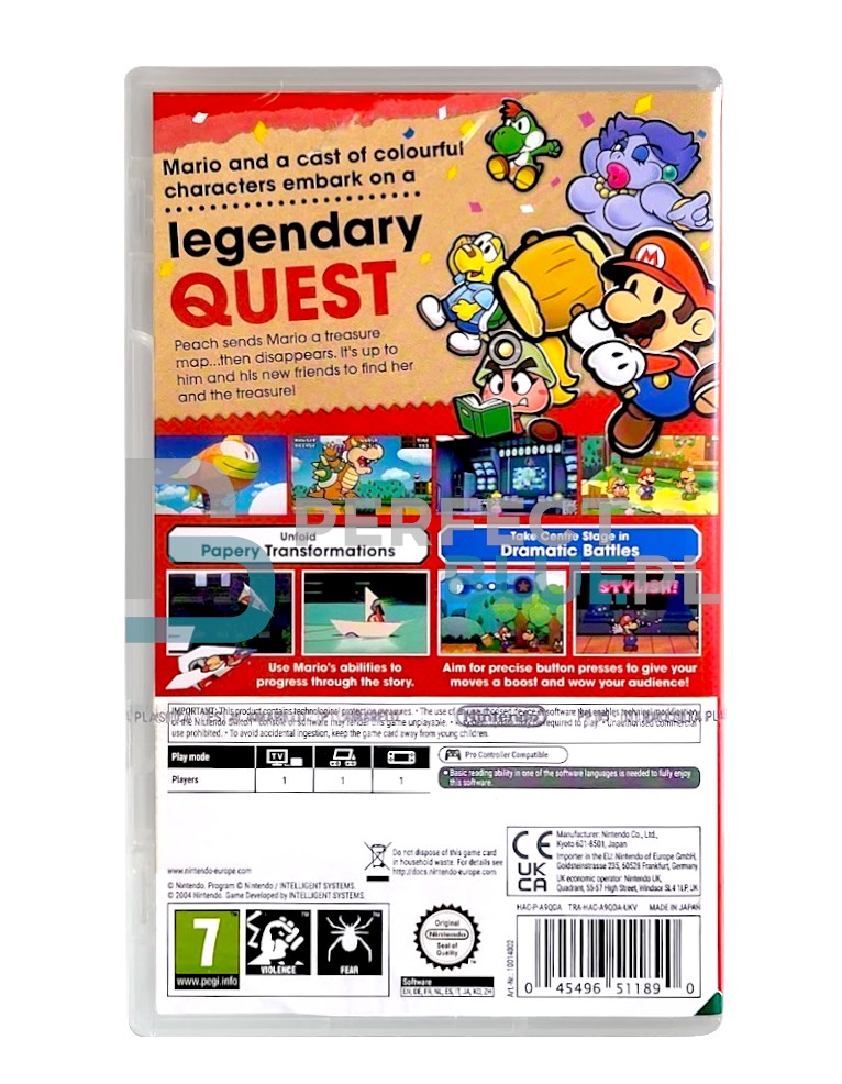 gra nintendo switch paper mario: the thousand year door / en