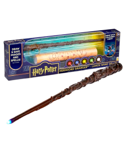 różdżka harry potter / hermiona granger / malowanie Światłem + plakat / 38 cm