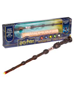 różdżka harry potter / czarna różdżka / the elder wand / malowanie Światłem + plakat / 38 cm