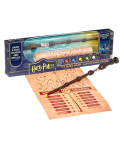 różdżka harry potter / czarna różdżka / the elder wand / malowanie Światłem + plakat / 38 cm