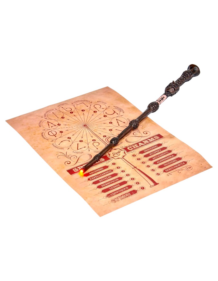 różdżka harry potter / czarna różdżka / the elder wand / malowanie Światłem + plakat / 38 cm