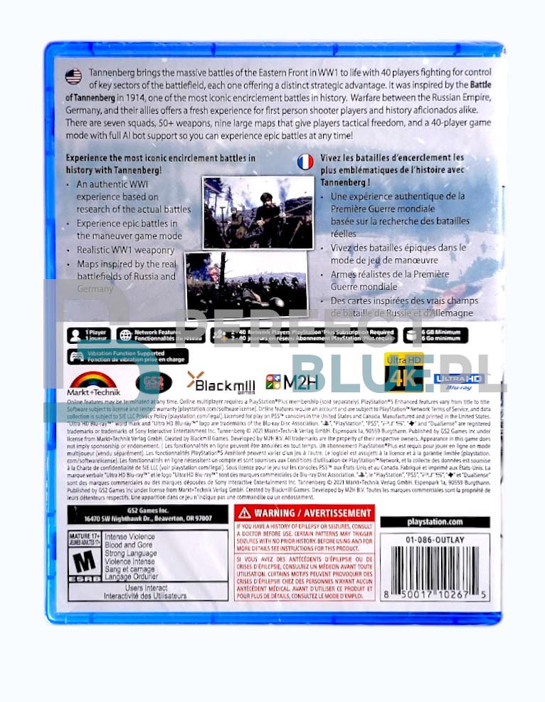 gra ps5 wwi: tannenberg eastern front / us