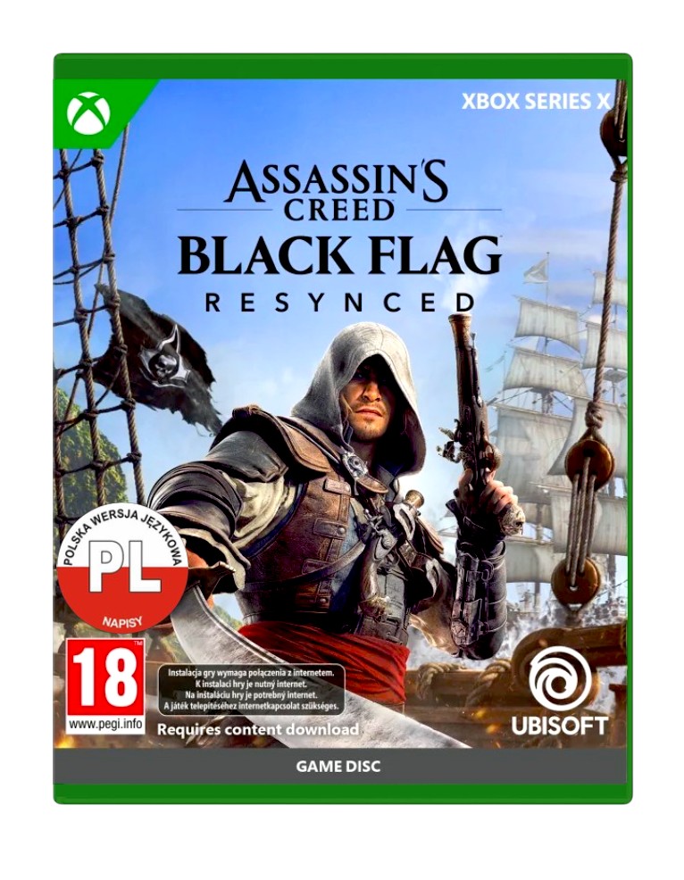gra xbox series x assassin’s creed: black flag resynced / edycja standardowa