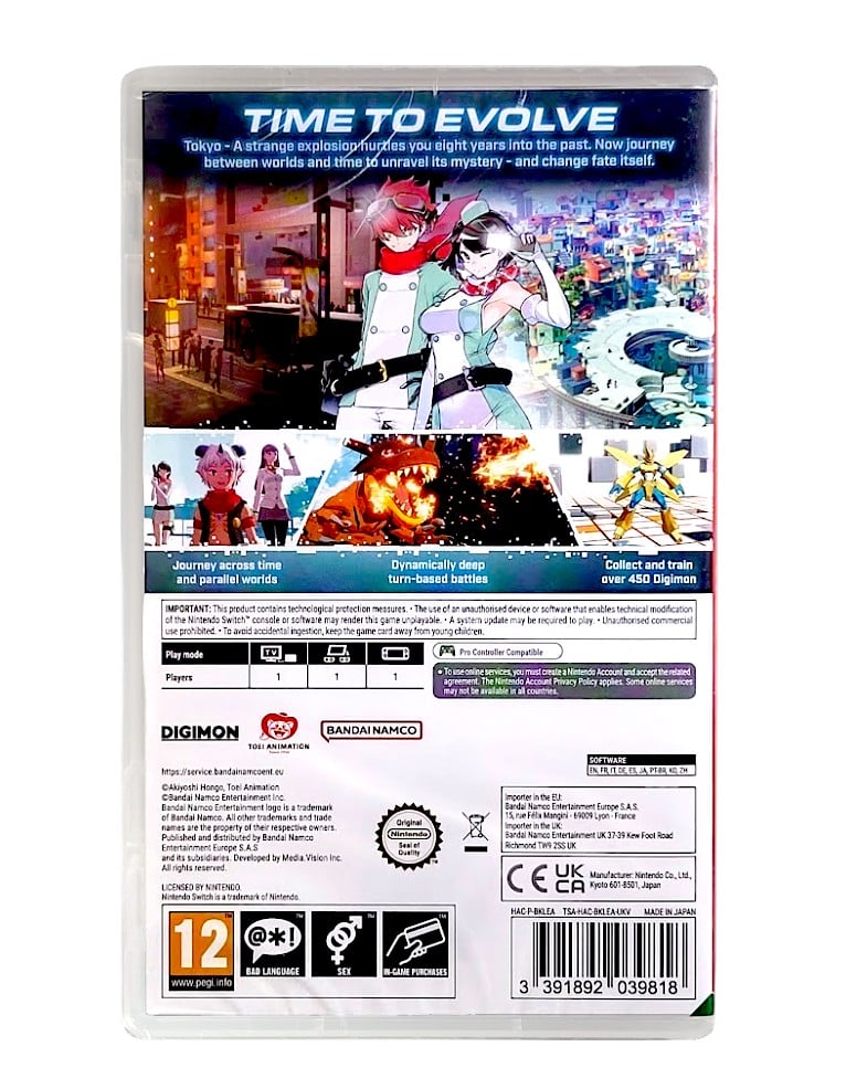 gra nintendo switch digimon story time stranger / edycja standardowa