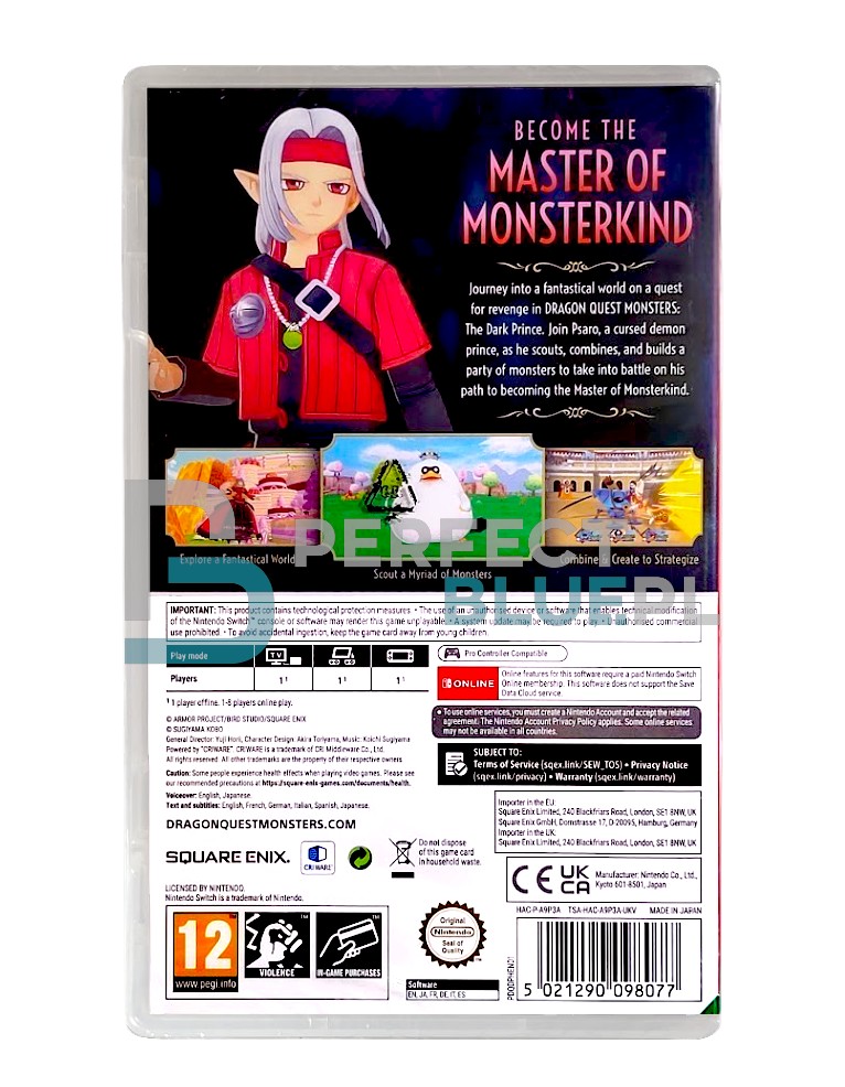gra nintendo switch dragon quest monsters the dark prince