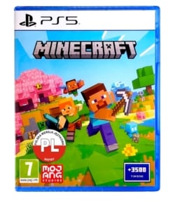 gra ps5 minecraft + 3500 żetonów / en