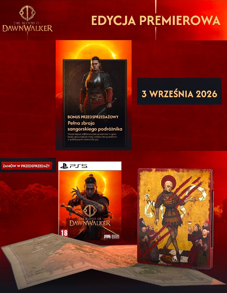 gra ps5 the blood of dawnwalker launch steelbook edition