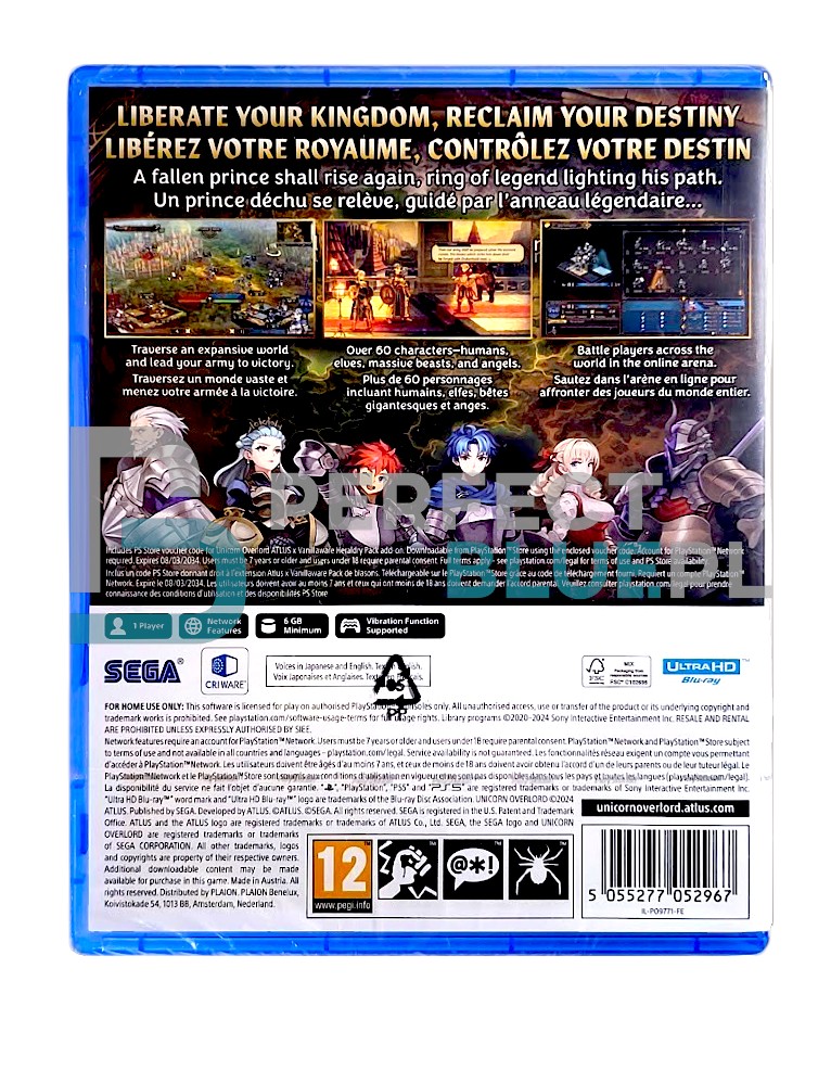 gra ps5 unicorn overlord / + dlc / fr