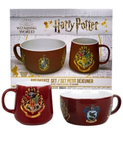 zestaw Śniadaniowy: kubek + miska / harry potter / domy hogwartu