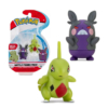gadżet 2 minifigurki pokemon: larvitar + morpeko