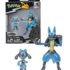 gadżet 2 minifigurki pokemon: riolu + lucario