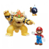 gadżet 3 ruchome figurki: super mario, bowser oraz bob omb