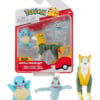 gadżet 3 minifigurki pokemon: squirtle + boltund + machop