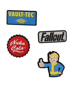gadżet zestaw 4 gumowe naszywki na rzep / fallout