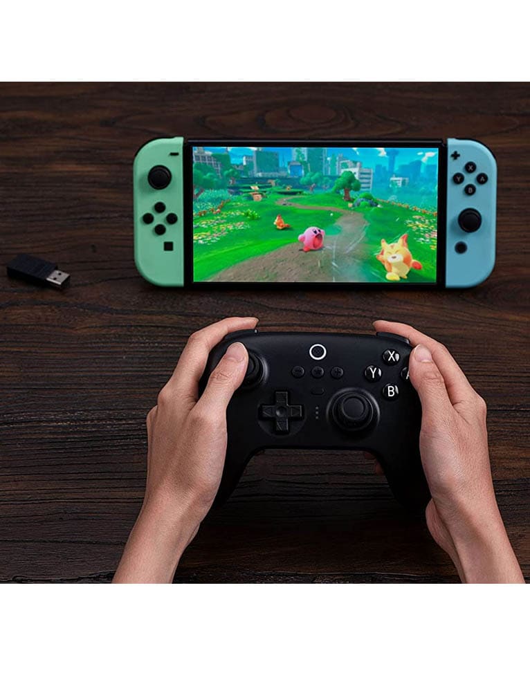 8bitdo pad / ultimate bluetooth controller / bezprzewodowy / pc / nintendo switch / czarny / podstawka w zestawie