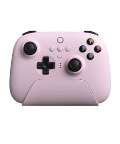 8bitdo pad / ultimate 2.4 g wireless controller / bezprzewodowy / pc / różowy / podstawka w zestawie