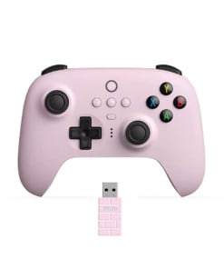 8bitdo pad / ultimate 2.4 g wireless controller / bezprzewodowy / pc / różowy / podstawka w zestawie