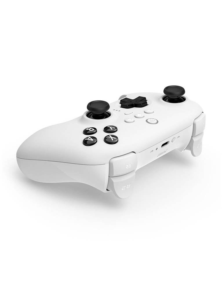 8bitdo pad / ultimate bluetooth controller / bezprzewodowy / pc / nintendo switch / biały / podstawka w zestawie