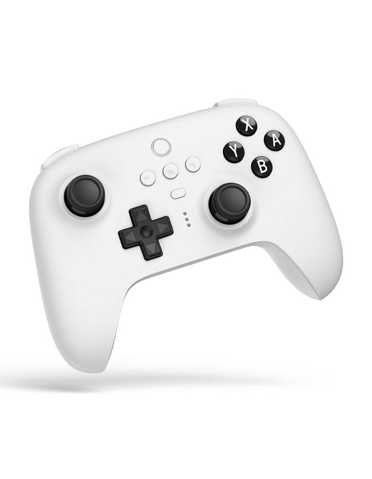 8bitdo pad / ultimate bluetooth controller / bezprzewodowy / pc / nintendo switch / biały / podstawka w zestawie