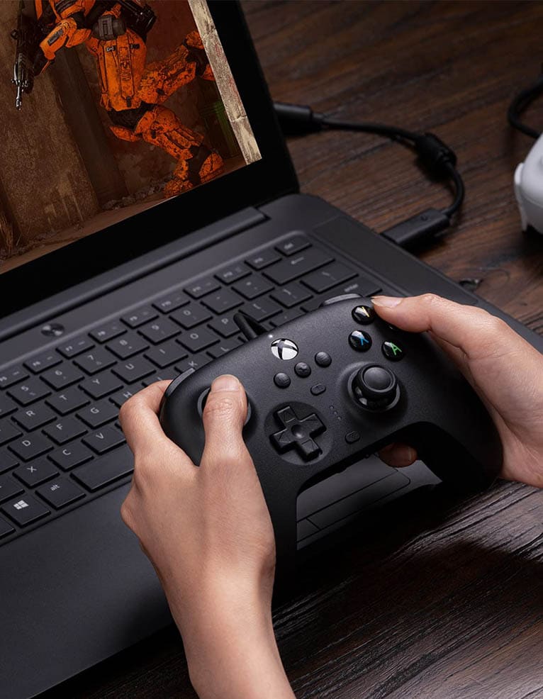8bitdo pad ultimate wired controller / przewodowy / xbox one, xbox series x / s, pc / czarny