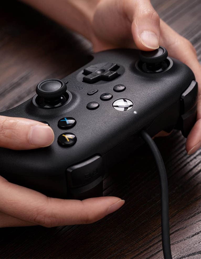 8bitdo pad ultimate wired controller / przewodowy / xbox one, xbox series x / s, pc / czarny
