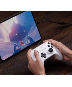 8bitdo pad / ultimate wired controller / przewodowy / pc / nintendo switch / biały