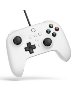 8bitdo pad / ultimate wired controller / przewodowy / pc / nintendo switch / biały