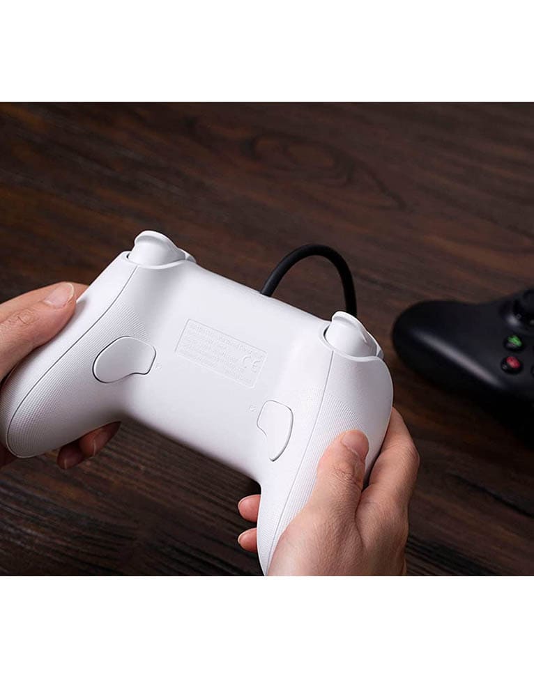 8bitdo pad / ultimate wired controller / przewodowy / pc / nintendo switch / biały