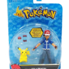 gadżet figurka akcji pokemon ash + pikachu.