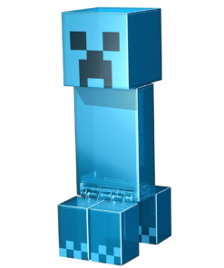 gadżet duża ruchoma figurka minecraft charged creeper / naładowany creeper 22cm