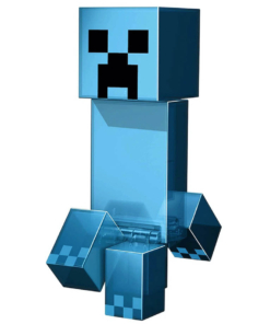 gadżet duża ruchoma figurka minecraft charged creeper / naładowany creeper 22cm