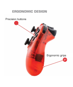 nyko bezprzewodowy kontroler / pro controller / nintendo switch, pc / czerwony