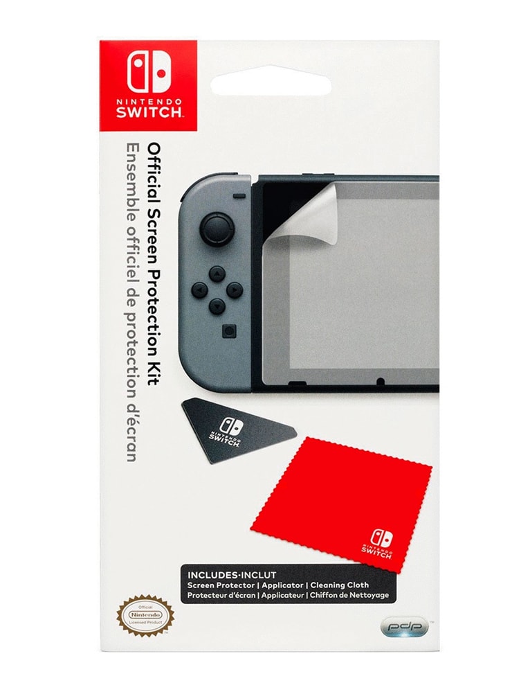pdp folia ochronna na ekran konsoli nintendo switch + Ściereczka