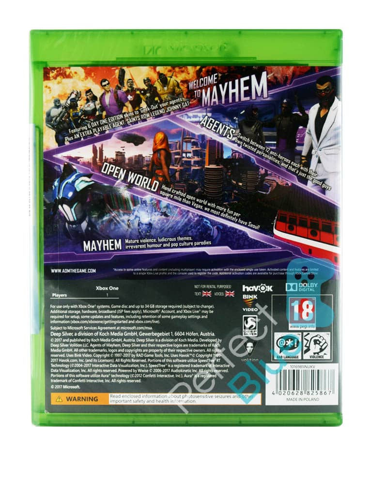gra xbox one agents of mayhem day one edition.