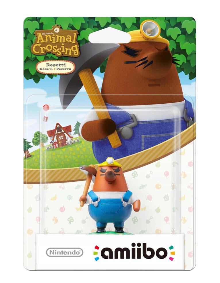figurka amiibo animal crossing mr resetti