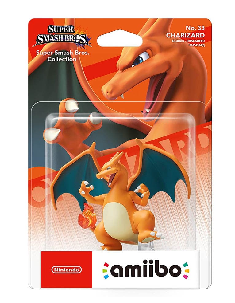 figurka amiibo super smash bros. collection charizard no. 33