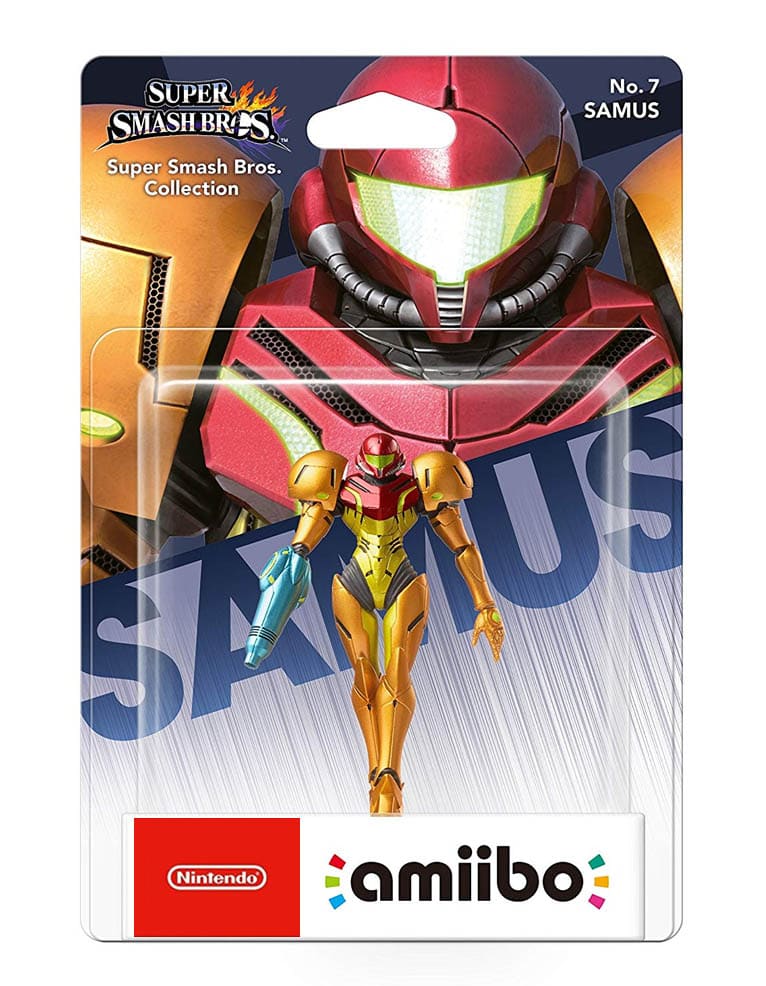 figurka amiibo super smash bros. collection metroid samus no. 7